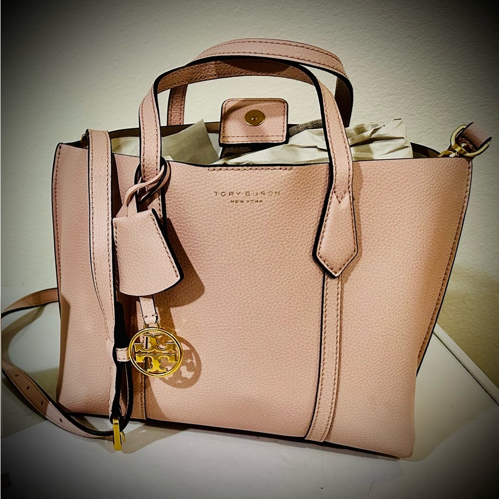 Tory Burch Blush Leather Tote